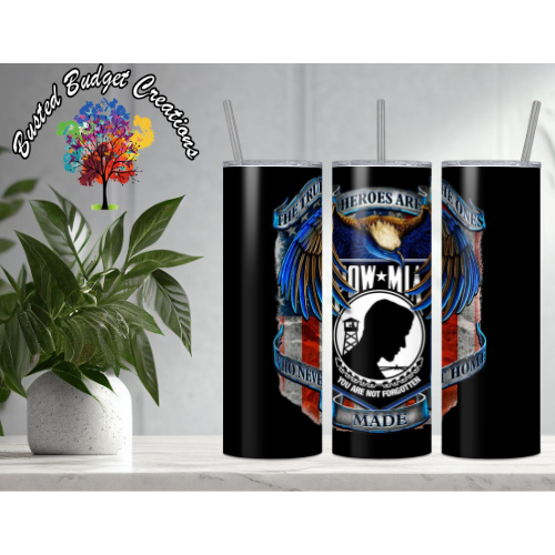 POW / MIA - True Heroes Tumbler