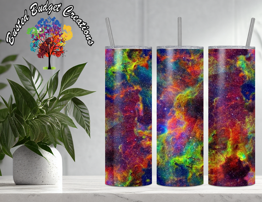 Rainbow Nebula Tumbler