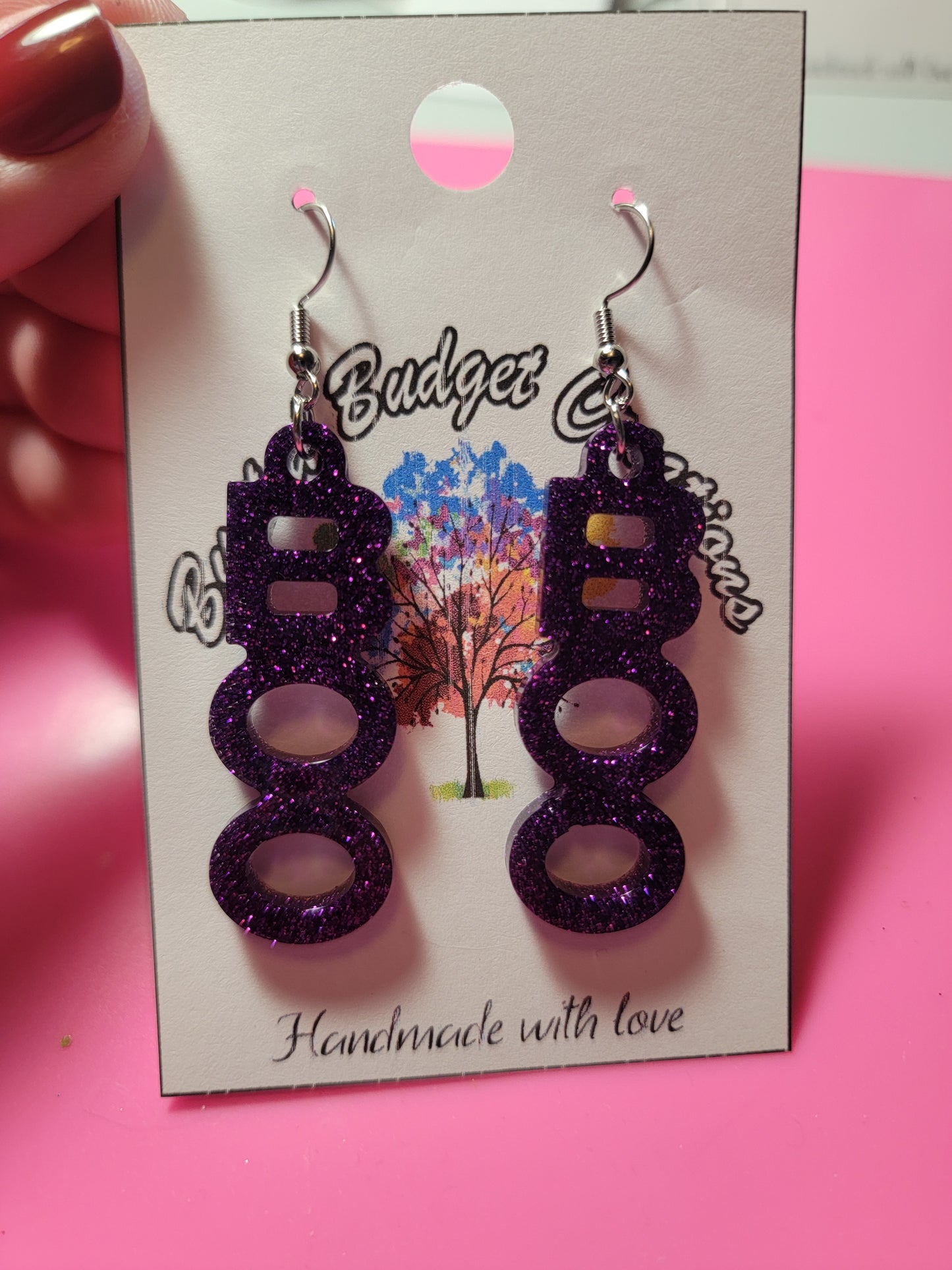 Muse BOO resin earrings