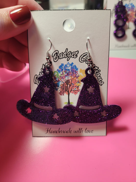 Muse witches hat earrings